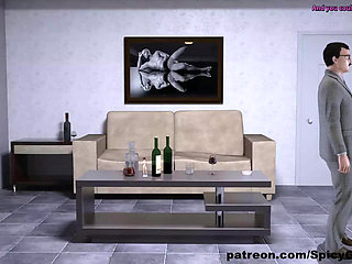 Adventures of Willy D: cheating wife fucks her friend while her husband is out for work ep.72