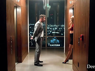 Blonde Gold Digger Seduced By Stepdad - Gizelle Blanco Blowjob & Cum in Mouth