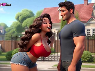 Petite Girl Fucked Neighbor's Husband in Anal -Censored- on Jealous Wife (AI generated)