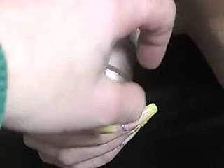 That's almost your whole hand in my pussy