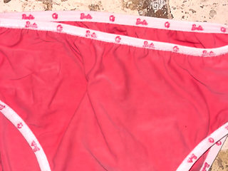 I spilled cum on my stepsister's pink panties