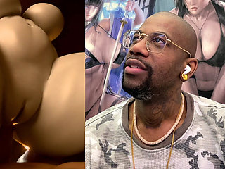 Big Breast Fat Ass Girl Getting Anal Fucked with Her Huge Bald Ass Pussy Exposed, Beautiful Bald Pussy Babe Getting Backshots