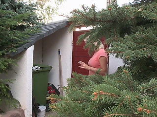 Hot Blonde Neighbor Fucked Hard in Living Room