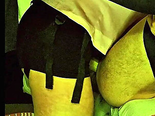 Femdom Wife Pegging Husband with Big Dildo and Very Deep