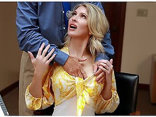 Big Titted Step Mom Gigi Dior Bends Over The Teachers Desk To Save Her Step Son