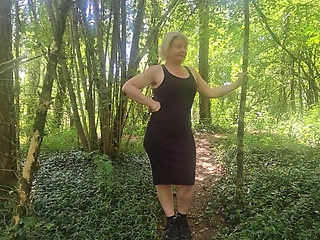 A Little Walk in the Woods Looking for a Good Cock to Drain