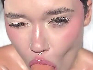 Gentle Blowjob for Dildos and Wet Tits