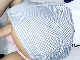 Pervert takes a schoolgirl to his house to fuck when mom is not at home