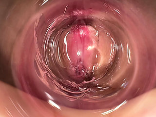 My stepsister show what is deep inside her teen creamy pussy