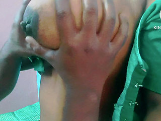 Indian Desi Girl's Huge Boobs Sucking and Nipple Biting Close up with Lustful Moaning