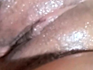 Colombian woman masturbates with her neighbor