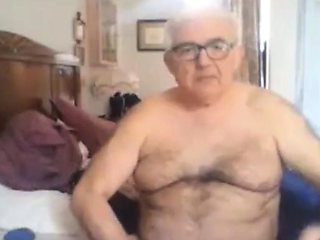 Grandpa Strokes His Meat