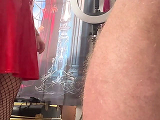 Latex Bubble Gets Flogged and Cained