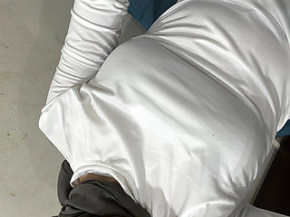 B.J. is the boss at home while his wife is at work.