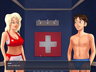 Horny Swim Trainner Cassie Loves Glory Hole Blowjob In Summertime Saga