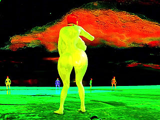 Realistic 3D - Striptease - RTX 60 FPS - Physics - White Robot Sex Doll - Big Ass & Tits