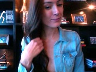 Hottest brunette solo webcam masturbation 2