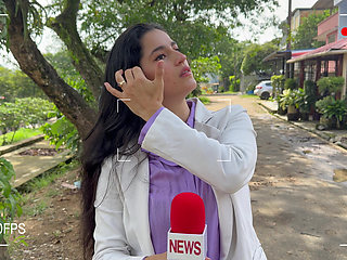 Reporter offers her ass for the scoop of the new news! Hardcore sex!