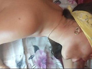 Sex and blowjobs in real house after work