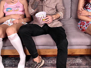 STEPDAD !NO! STEPMOM WILL SEE US! Teen Stepdaughter Taboo