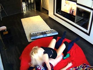 Mature Blonde's Passionate Blowjob and Handjob