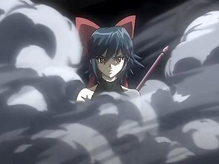 Silent Girl in the room under a fading moon