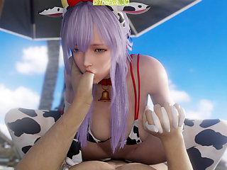 Dead or alive DOA Girl Riding - Re Mix WM (Sound) By LazyProcrast Animation 3D Hentai Compilation