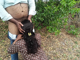 Hot Indian Wife Cheats Outdoor - Inba & Laxi Ammu Sucking & Fucking in 4K