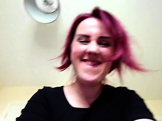 Amateur blondie solo anal masturbation