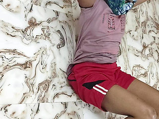 Stepbrother Fucks the Stepsister While Helping Her to Reduce Fat