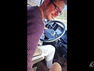 Selfpleasure with Hughe Orgasm at the Passenger Seat While Driving