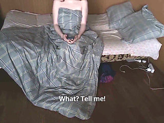 Stepbrother caught his stepsister jerking off and fucked her in her mouth and pussy