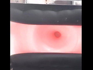 Exercise donut ball pumped