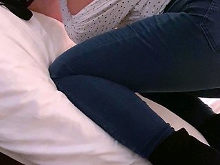 Amateur girlfriend handjob and blowjob with facial cumshot