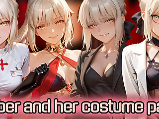 Survive Saber's sexy outfits changing party (Breathplay JOI)