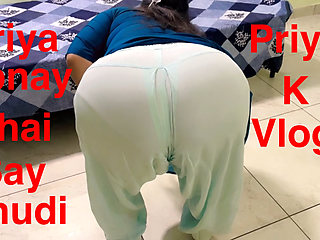 Priya with her brother (Priya k vlogs)