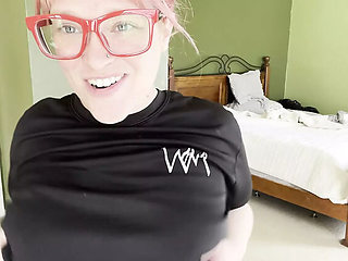 Alice Stoner's Fat Ass Jiggle & Cum Countdown JOI - BBW Solo Striptease