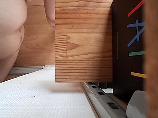 I suck his big cock on 4 legs and he fucks me for a long time doggy style off camera