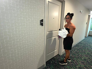 Hotel Furniture Fuck:Busty Maid Makes A Mess