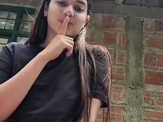 Yulieth Gomez Touches Herself in Her in-laws' Parking Lot and Shows off Her Delicious Tits