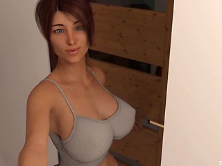 Girlfriend's sister reaches climax and gets unloaded on