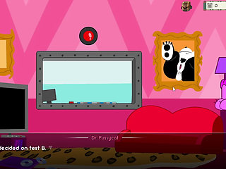 Kunoichi training. Helping my friend in the clinic of Dr. Pussycat