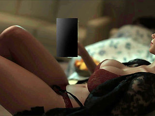 Japanese Stepmom Showing Her Lingerie Bra And Panties Boobs Cleavage