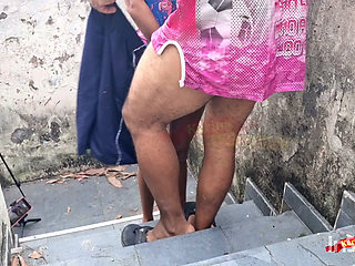 100% anal on the stairs of an abandoned house