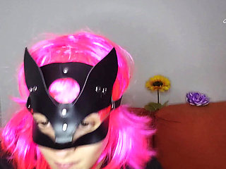 Experience My Big Natural Tits as I Masturbate with My Pussy Mask