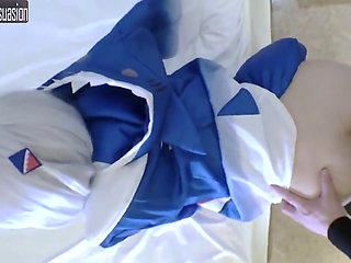 Playful Rush. Slender Girl in Bold Costume Gets Carried Away in an Excited and Energetic Moment - Angle2