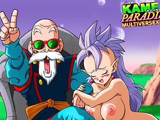 West superb Kai gets rescued by a massive cock in Kame Paradise