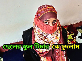 Hardcore Teacher Sex with Student's Dad - Tight Pussy Stretched by Big Cock