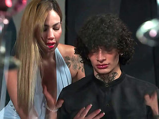 Boss Sets Up Threesome With His Wife After Work - Latina Step-Mom With Huge Tits & Big Ass