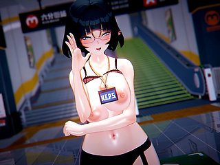 Featured Jane Do - Aoa Short Hair Costume Changes & Striptease, Succubus Police Uniform, Bunny Girl, Sexy Cheongsam